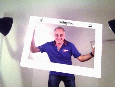 Cornice Personalizzata per Selfie Social Selfie